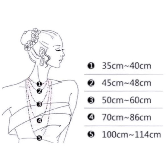 テラヘルツネックレス 2mm玉 40cm 簡単装着マグネットタイプ 健康 肩凝り 5枚目の画像