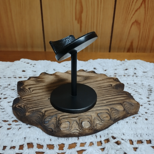 懐中時計スタンド　　ブラックデザインデスク懐中時計ケーススタンド　AKデザイン eb928a5c85ad0f2f1ee7f3e9ed9abd