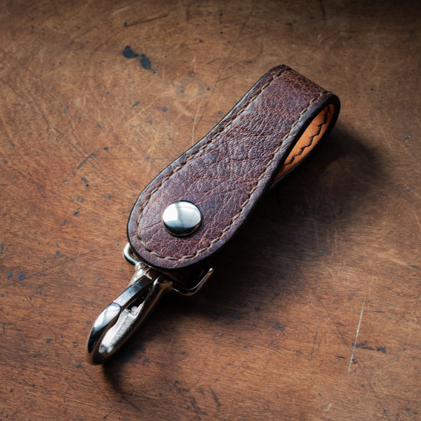 ベルトループレザーキーホルダー