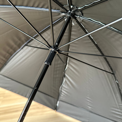 傘 長傘 8本骨 晴雨兼用 日傘 雨傘 白/紺 軽量 紫外線対策 撥水 おしゃれ UPF50 竹ハンドル 7枚目の画像
