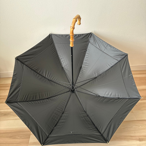 未使用 ゲラルディーニ 傘 モノグラム バイカラー 8本骨 雨傘 耐風 日本製 ゲラルディーニ》新品 バイカラー ロゴ柄 ジャンプ長傘 雨傘 8本