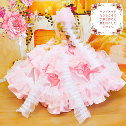 リカちゃん　桜ドレス　ピンク　ハンドメイド服　ドール服　人形服　ドールドレス　♡SAKURA DEUX♡ 13枚目の画像