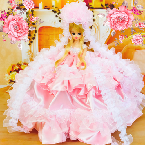 リカちゃん ハンドメイドドレス　No.153 リカちゃん ハンドメイドドレス No.153