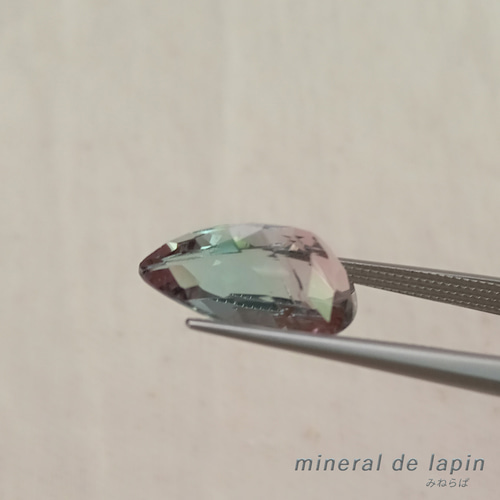 バイカラー トルマリン ルース 3.35カラット 天然石 mineral de