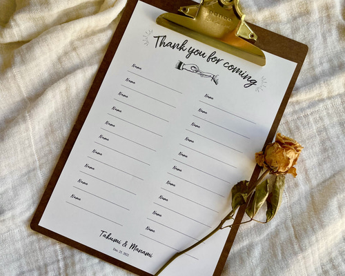 ✴︎ring✴︎ ウェルカムスペース 芳名帳 ゲストブック 結婚式