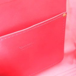本革　袋縫いミニトートバッグ　ヌメ革　レッド　赤 6枚目の画像