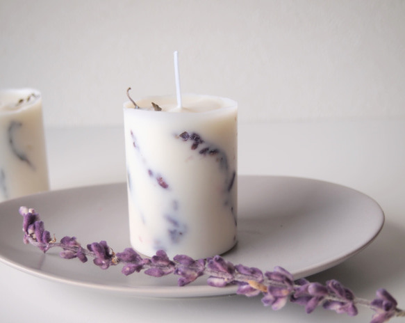 ラベンダーのソイキャンドル キャンドル・キャンドルホルダー candle