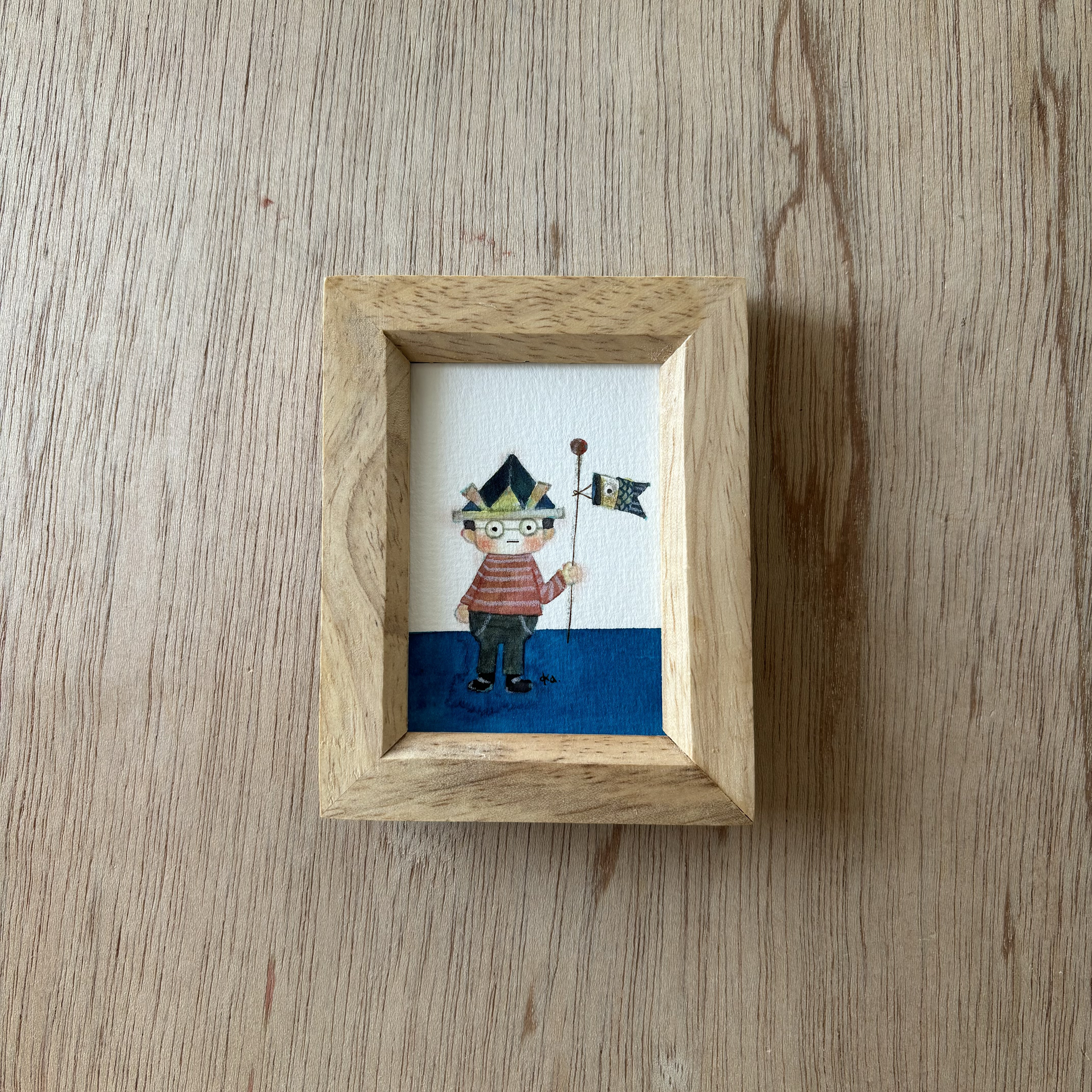 「鯉のぼり」ミニ額　原画