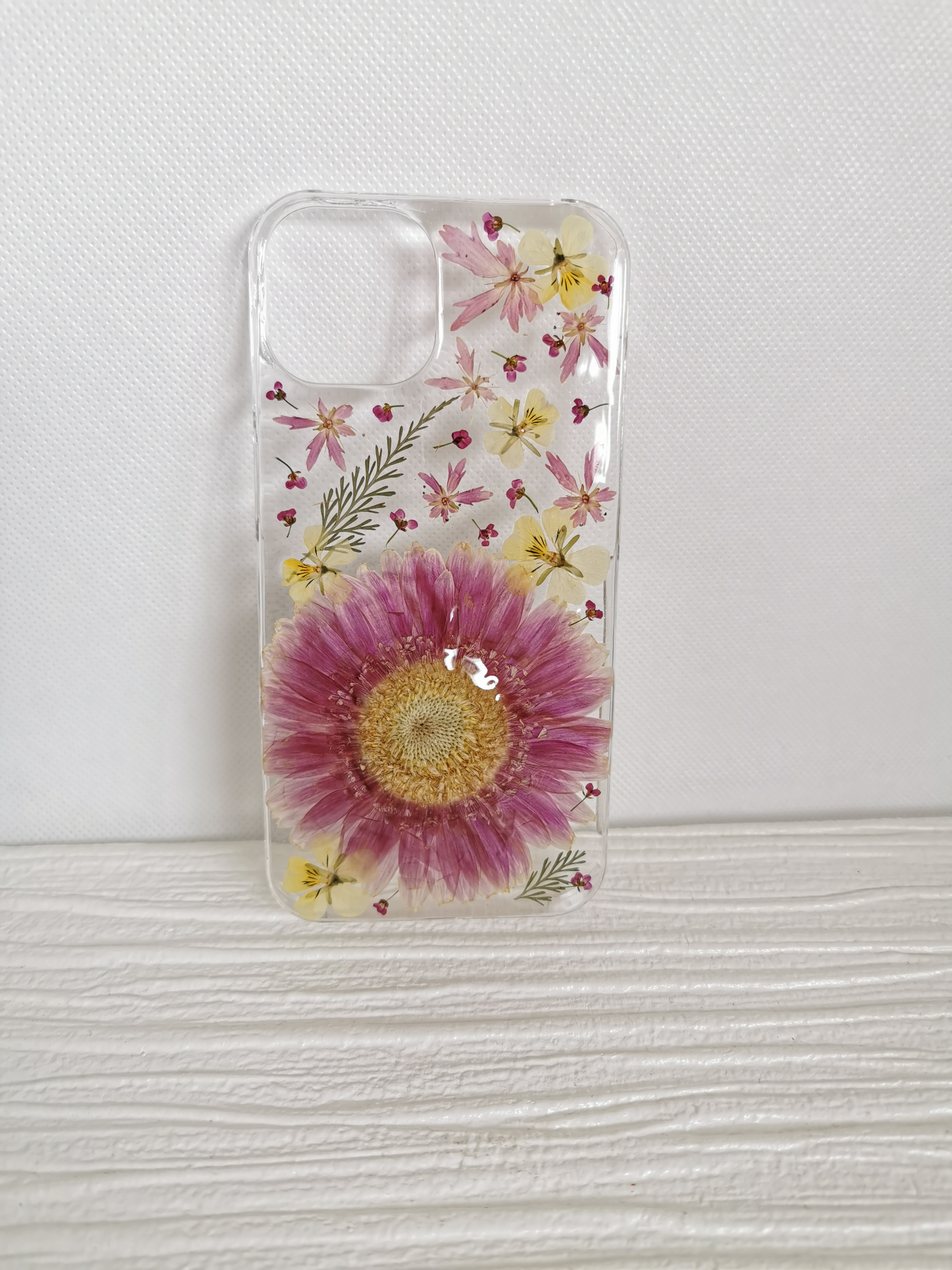 押し花iPhoneケース　スマホケース　携帯ケース