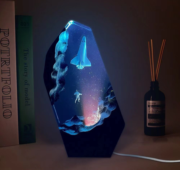 深海宇宙ランプ