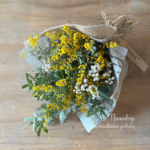 ドライフラワー スワッグ バンクシアとミモザ No.116 専用＊バンクシア