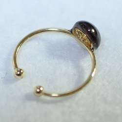 (1 件) 石榴石手術不鏽鋼環 (8mm/均碼) 第4張的照片