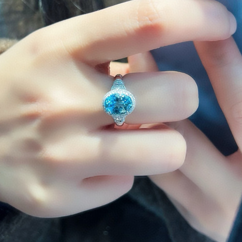 Samantha Tiara アクアジュエル ライトブルー リング 7号 Samantha Tiara | サマンサタバサ公式オンラインショップ