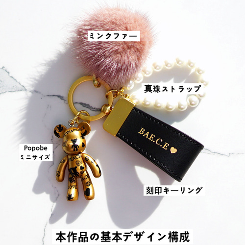 1-A 名入れ　キーホルダー　くま　車　木製　ネームタグ 1-A 名入れ キーホルダー くま 車 木製 ネームタグ - メルカリ