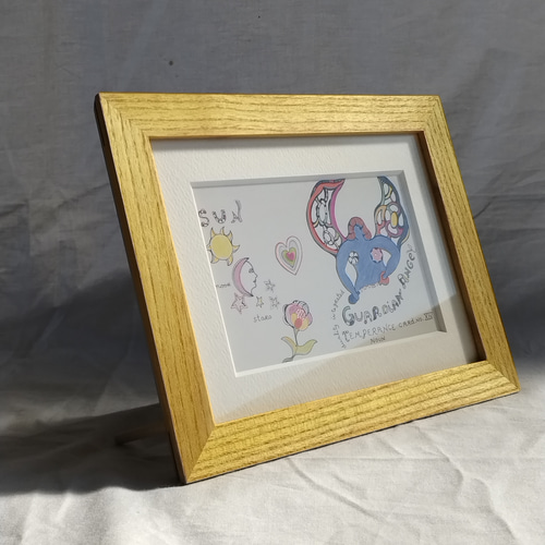 いろは 平額』(「木の色 葉書判平額」の略称） 漆の木 フォトフレーム