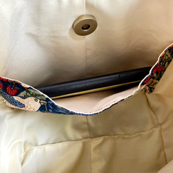 春の福袋　インド刺繍ラウンドバッグ＆光沢がきれいなサブバッグ　サブバッグにもちょうどよいサイズ　軽量バッグ 17枚目の画像