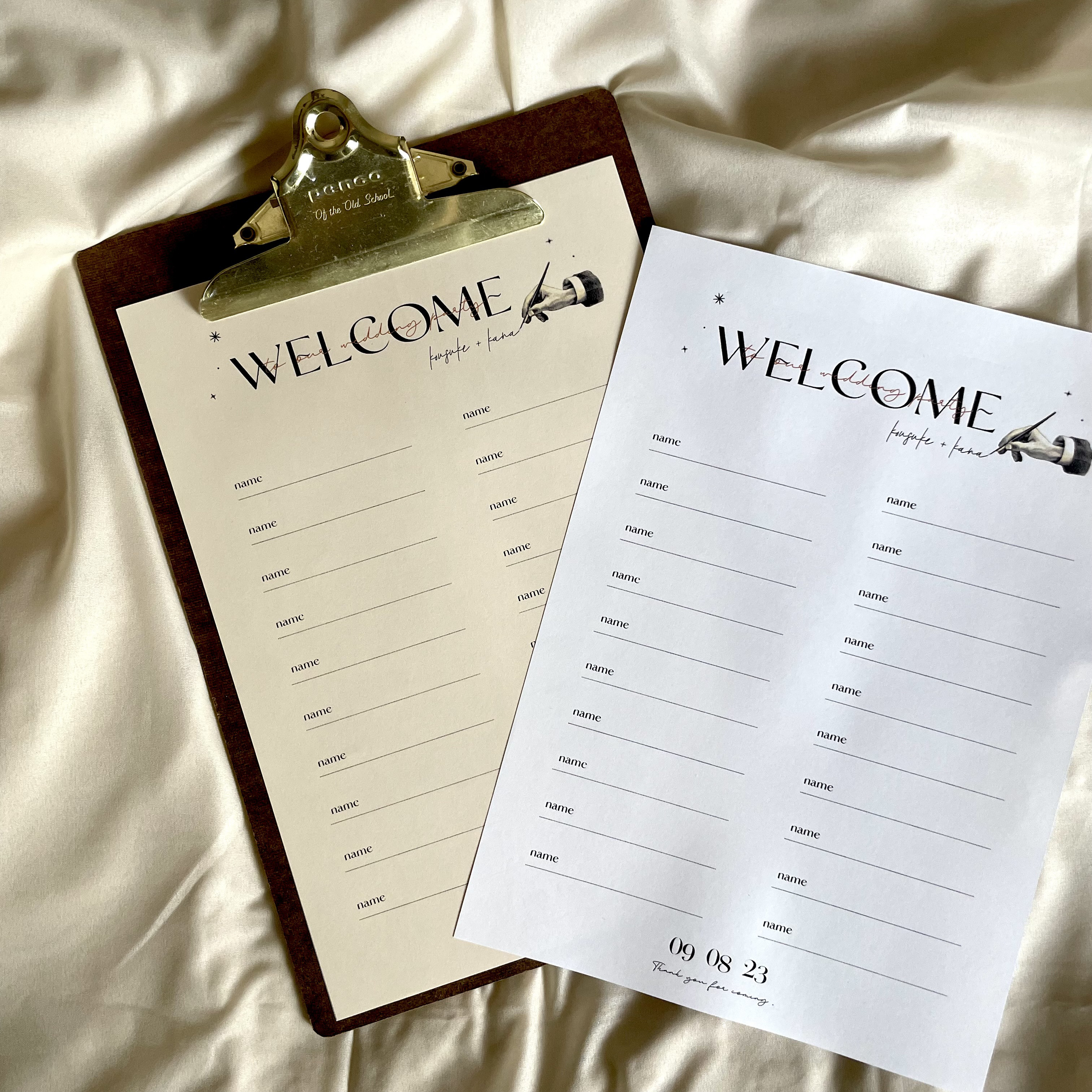 ウェルカムスペース　芳名帳　小物 547～554芳名帳ゲストブックまとめ売り結婚証明書ウェルカム