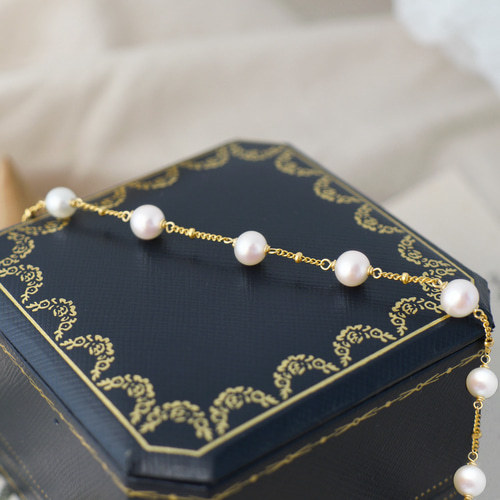 淡水パールのブレスレット バングル シルバー 真珠 淡水真珠 パール 6