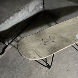 スケートボード　スケボー　テーブル　椅子　イス　チェア　ベンチ　サイドテーブル　コーヒーテーブル　ミニテーブル　96 4枚目の画像