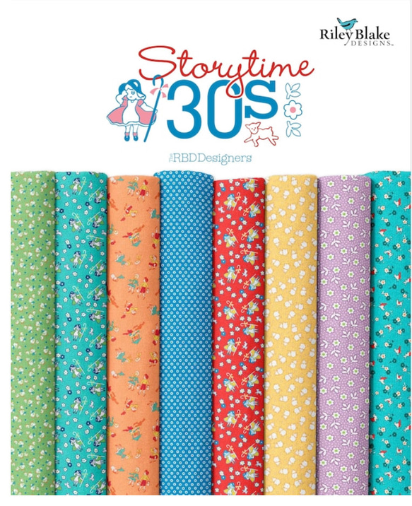 Storytime 30’s ミニカットクロス 42枚セット　from Riley Blake 1枚目の画像