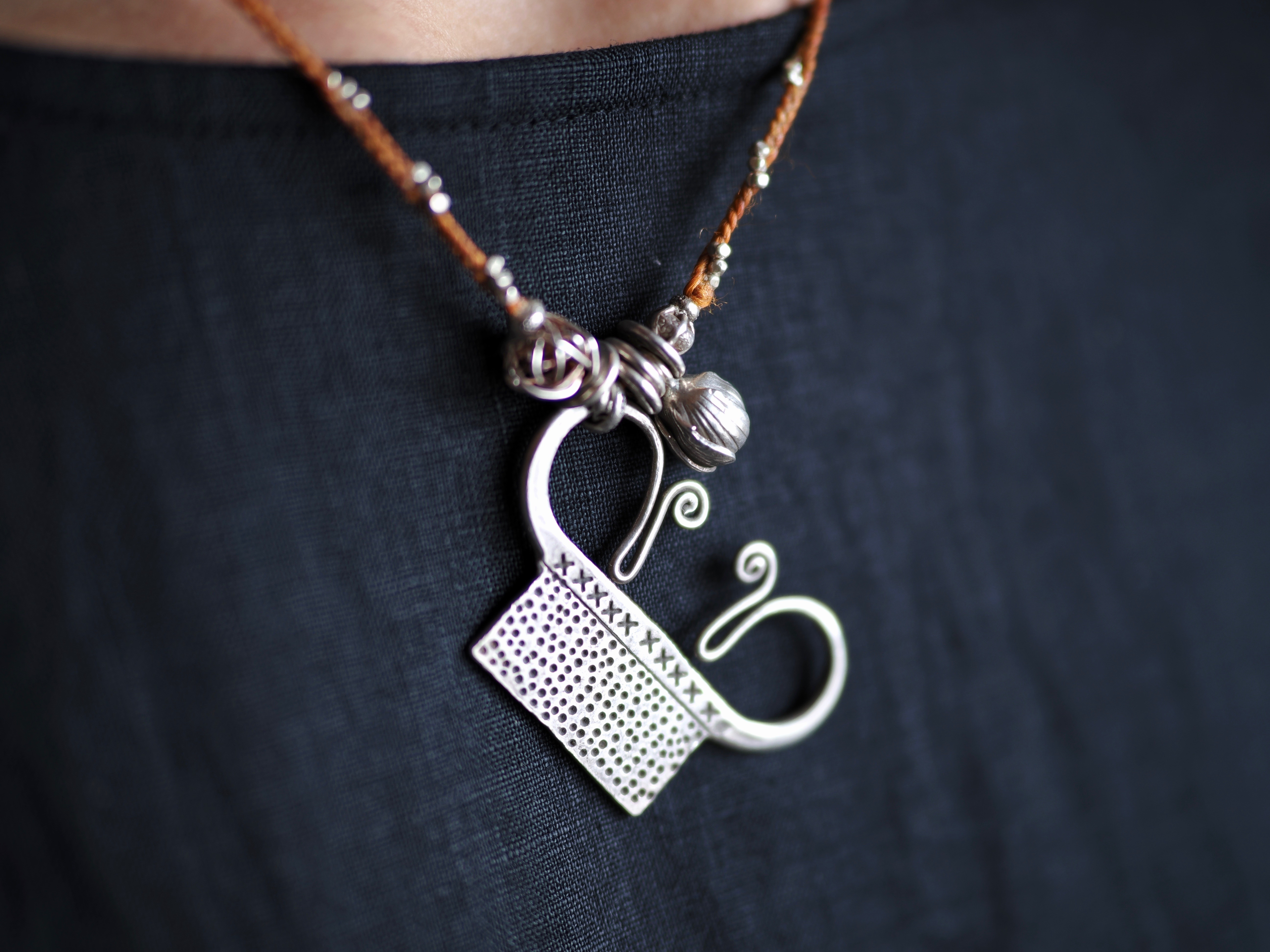 -Spirit lock- code necklace