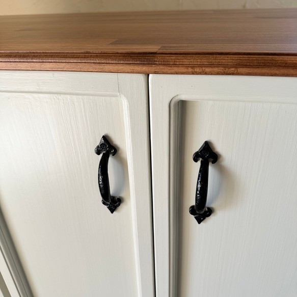 北英 キッチンカウンター A/防汚コーティング済み/チェスト/間仕切り/収納ラック/北欧/サロン 什器/英国/おしゃれ/ 春風