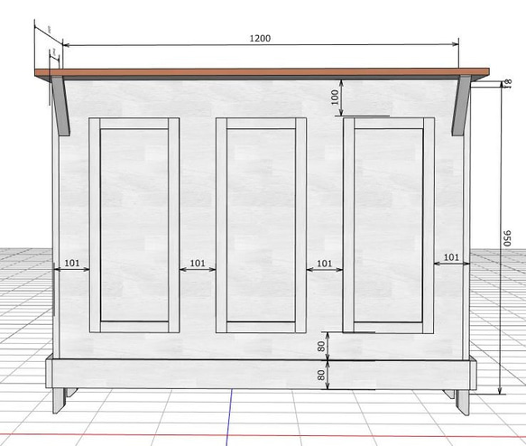 北英 キッチンカウンター A/防汚コーティング済み/チェスト/間仕切り/収納ラック/北欧/サロン 什器/英国/おしゃれ/ 春風