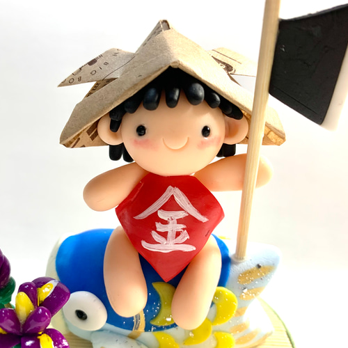 まさかり担いだ金太郎、クマにまたがり」の編み方 : rin-ami の
