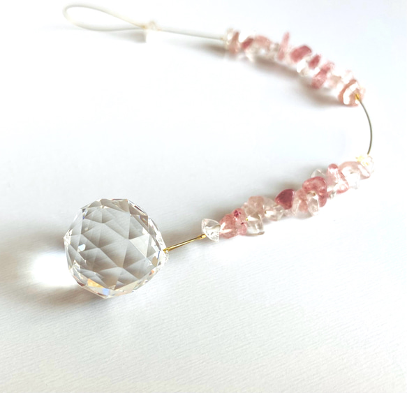 ピンクエピドートのサンキャッチャー 20mm 【公式通販】