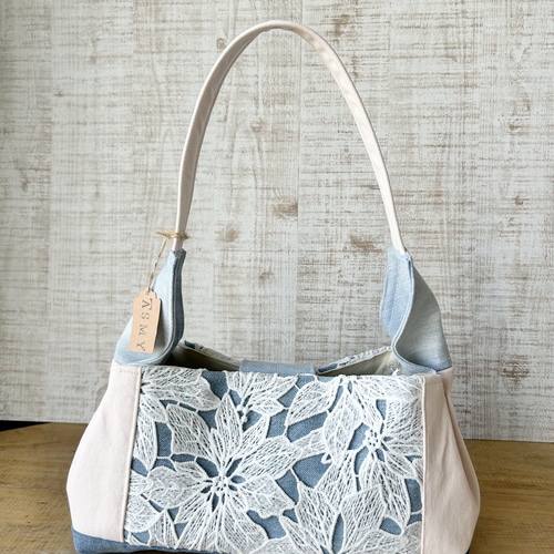 a01 期間限定価格¥12500→¥10000デニムリメイク ワンショルダーバッグ  