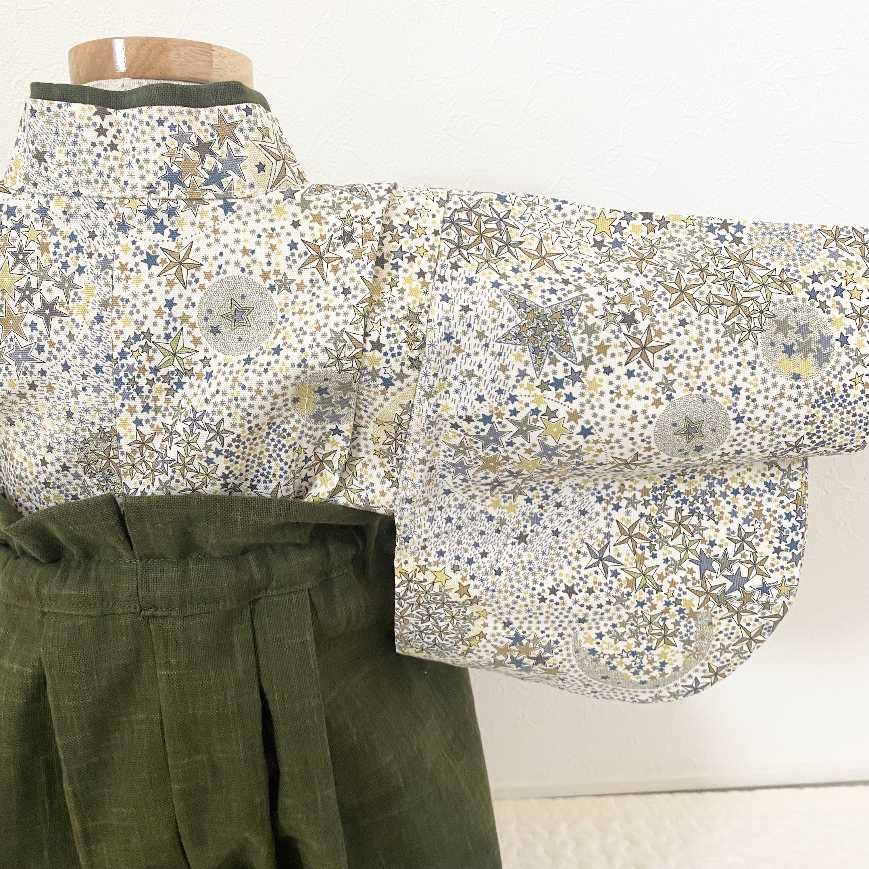 【即納】✴︎LIBERTYベビー袴✴︎adelaja khaki