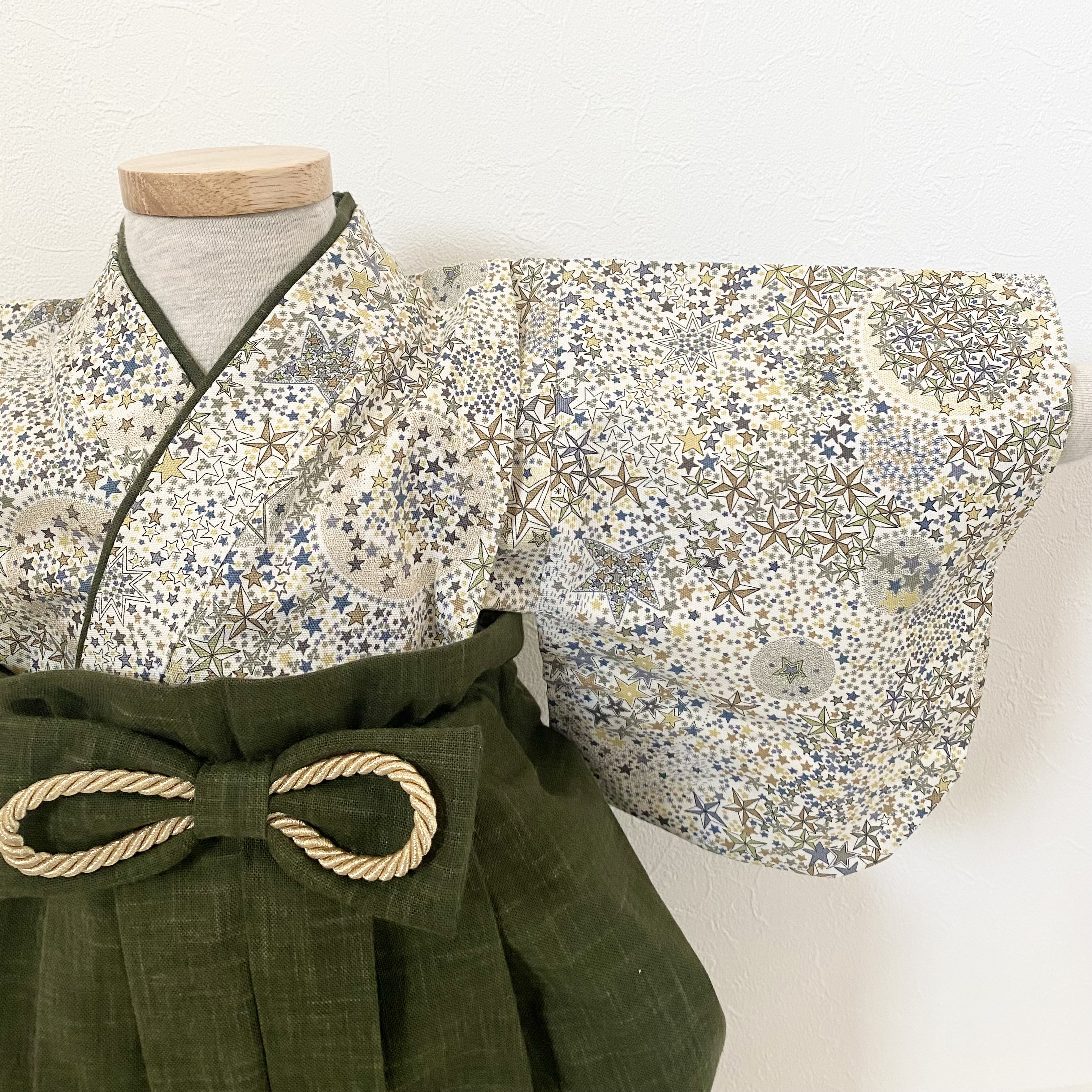 【即納】✴︎LIBERTYベビー袴✴︎adelaja khaki