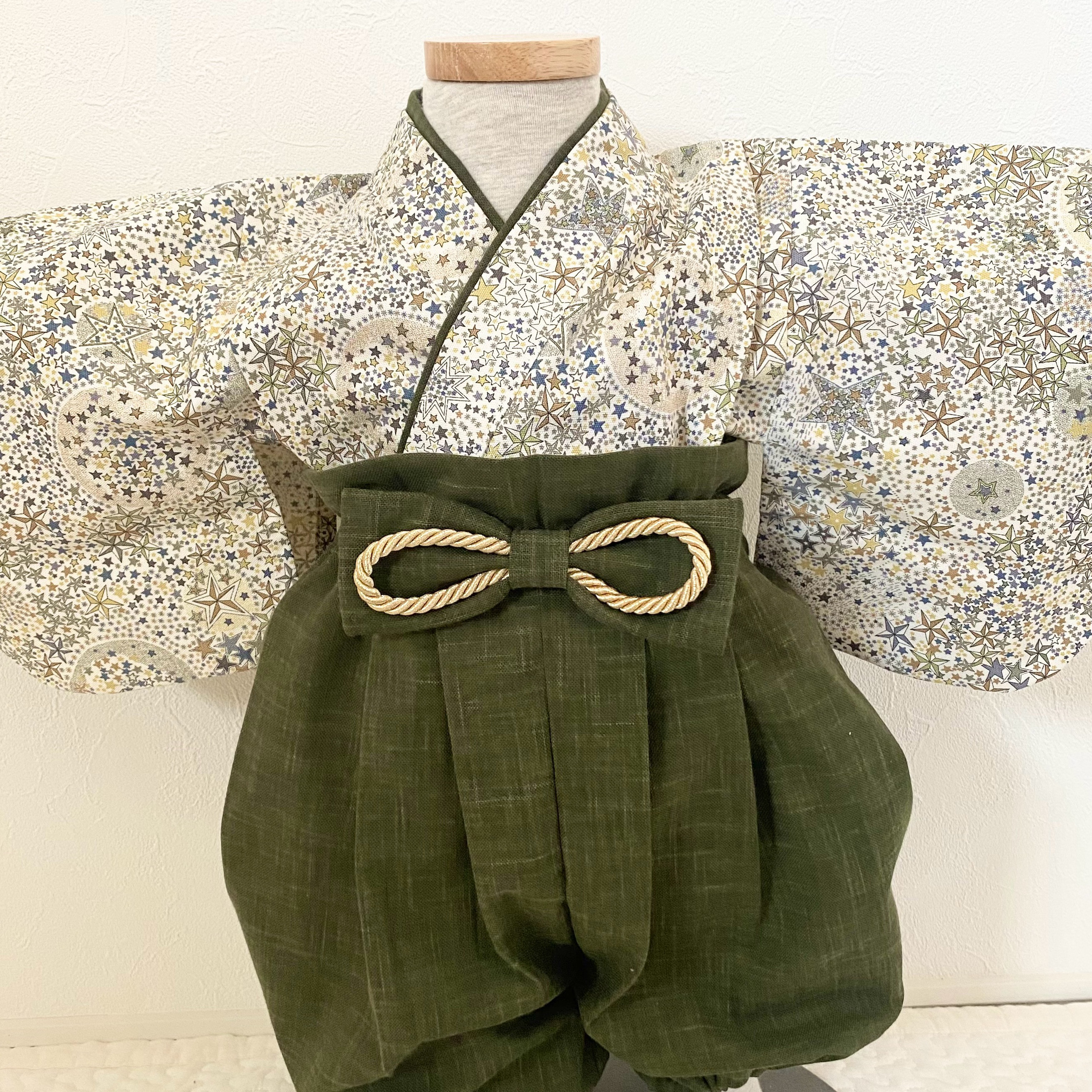 【即納】✴︎LIBERTYベビー袴✴︎adelaja khaki
