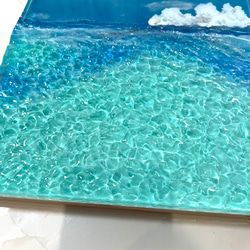 波紋プレート 水面キラキラ リス インテリア アクセサリートレイ