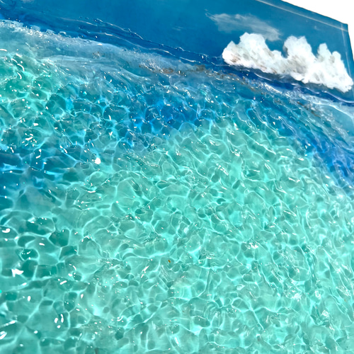 波紋 壁掛け インテリア 空 アート エポキシレジン 開店祝い 引越し