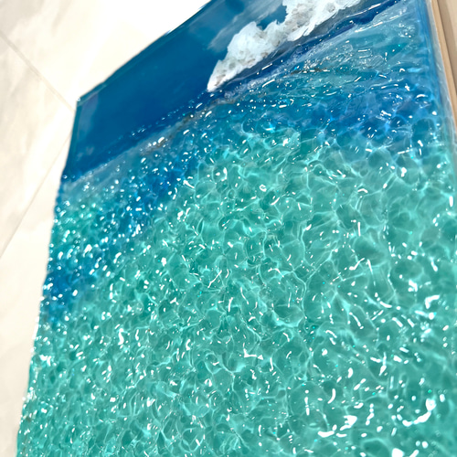 波紋 壁掛け インテリア 空 アート エポキシレジン 開店祝い 引越し