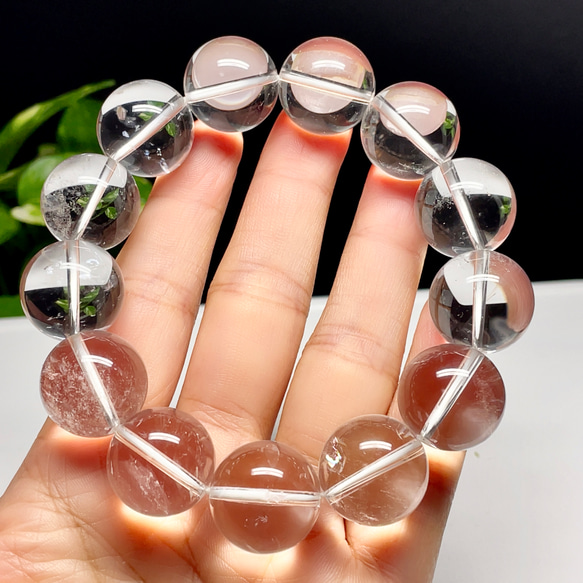 誠実 ヒマラヤ 超高品質】 水晶 マニカラン 天然石 ブレスレット その他