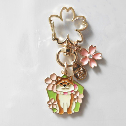 チャリティー☆シバ桜☆キーホルダー ＊柴犬 ＊桜2025 その他 