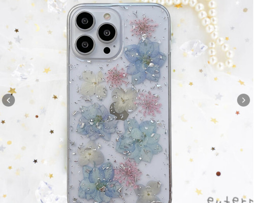 押し花スマホケース♡アートギャラリー 押し花スマホケース♡アートギャラリー