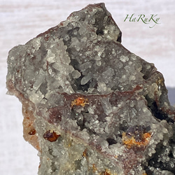 希少 大きめ♢スファレライト&ガーネット 鉱物標本 原石 03 天然石 天然色 4枚目の画像