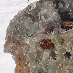 希少 大きめ♢スファレライト&ガーネット 鉱物標本 原石 03 天然石 天然色 15枚目の画像