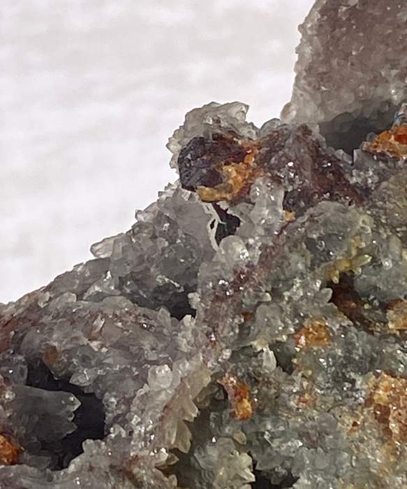 希少 大きめ♢スファレライト&ガーネット 鉱物標本 原石 03 天然石 天然色 16枚目の画像