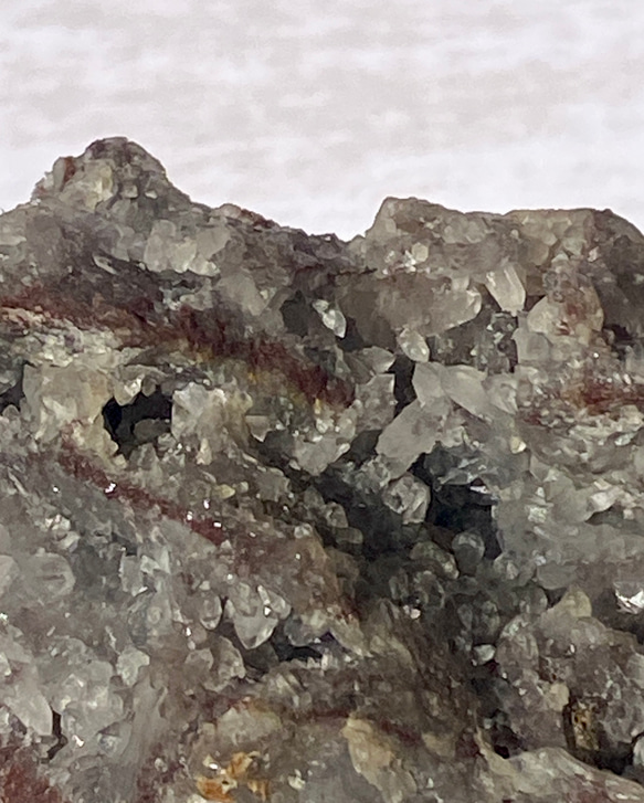 希少 大きめ♢スファレライト&ガーネット 鉱物標本 原石 03 天然石 天然色 5枚目の画像