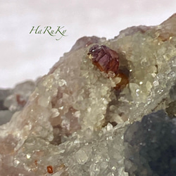 希少 大きめ♢スファレライト&ガーネット 鉱物標本 原石 03 天然石 天然色 8枚目の画像