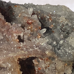 希少 大きめ♢スファレライト&ガーネット 鉱物標本 原石 03 天然石 天然色 7枚目の画像