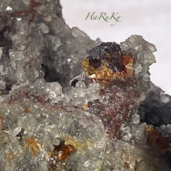 希少 大きめ♢スファレライト&ガーネット 鉱物標本 原石 03 天然石 天然色 1枚目の画像