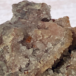 希少 大きめ♢スファレライト&ガーネット 鉱物標本 原石 03 天然石 天然色 6枚目の画像