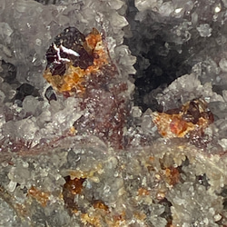 希少 大きめ♢スファレライト&ガーネット 鉱物標本 原石 03 天然石 天然色 10枚目の画像