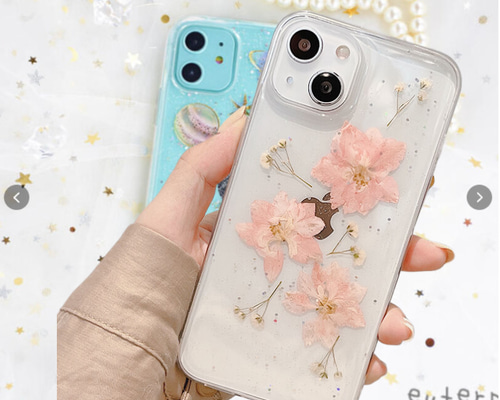全機種対応 iPhone15手作♂iPhone押し花スマホケースiPhone14pro