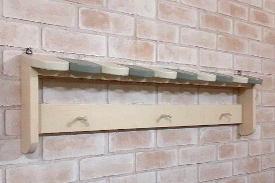 カフェの屋根付　シェルフ